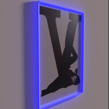 Charger l&#39;image dans la galerie, Eye-catching V formation in vibrant RGB LED neon lights display