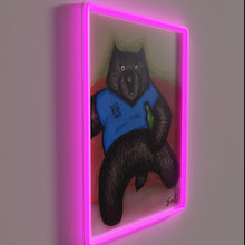 Charger l&#39;image dans la galerie, RGB LED Neon Sign of Adorable Australian Marsupial Wombat Icon