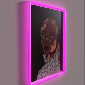 Vibrant glow of 'Vera' in multicolored digital LED display