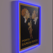 Charger l'image dans la galerie, Vintage advertising style Porto Ramos Pinto RGB glass neon sign