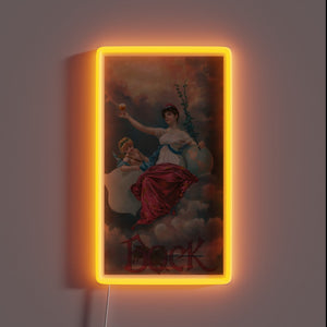 Antique advertisement for vintage beer poster featuring a bock goat logo.