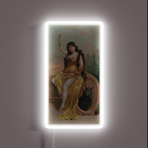 Vintage Bock Beer advertisement featuring iconic Crescent Bock artwork 1889