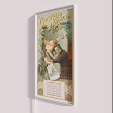 Charger l&#39;image dans la galerie, Vintage Bock Beer Sign - Rare Gottfried Krueger Brewing Co Poster