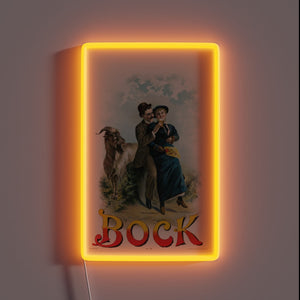 Vintage poster advertisement for Young America Bock beer from 1894