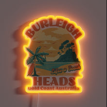Charger l&#39;image dans la galerie, Retro inspired Burleigh Heads design with vibrant RGB neon lighting