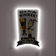 Charger l&#39;image dans la galerie, Retro Detroit Malt Liquor Sign with vibrant RGB neon lighting
