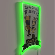 Charger l&#39;image dans la galerie, Retro city nightlife vibes with vintage Detroit malt liquor glow.