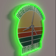 Charger l&#39;image dans la galerie, Eco-Friendly Wall Decor: Vibrant RGB Neon Sign Embracing Sustainability