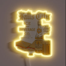 Charger l&#39;image dans la galerie, Vintage retro falls city beer advertisement sign from Louisville Kentucky
