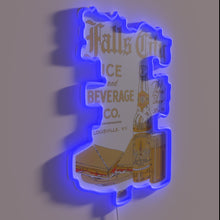 Charger l&#39;image dans la galerie, Retro advertisement for vintage Falls City beer brand in Louisville.