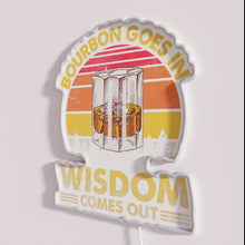 Charger l&#39;image dans la galerie, Retro Whiskey Connoisseur Neon Sign with Vintage Bourbon Loving Design