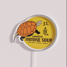 Charger l&#39;image dans la galerie, Vintage Japanese-inspired colorful tortoise soup restaurant decor retro neon lighting