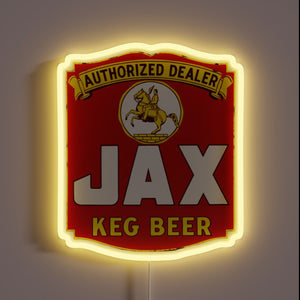 Authentic 90s retro beer bar decor nostalgia lighting ambiance accent.
