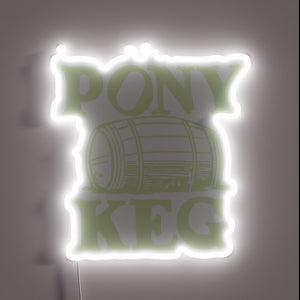 Retro-Style LED Neon Sign for Bar or Man Cave Decor
