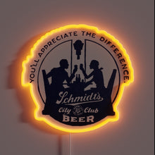 Charger l&#39;image dans la galerie, Vintage neon beer sign advertising Schmidt&#39;s City Club from St Paul