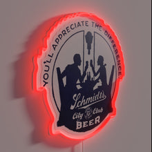 Charger l&#39;image dans la galerie, Vintage Schmidt&#39;s City Club Beer Sign from Jacob Schmidt Brewing Co.