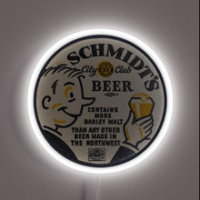 Charger l&#39;image dans la galerie, Retro vintage beer advertisement neon sign from Jacob Schmidt brewery
