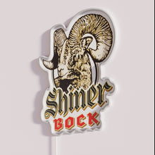 Charger l&#39;image dans la galerie, Retro Bar Decorative Neon Sign with Color Changing Shiner Bock Logo