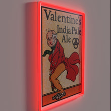 Charger l&#39;image dans la galerie, Vintage India Pale Ale beer logo in glowing RGB neon lights
