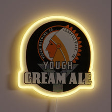 Charger l&#39;image dans la galerie, Retro-style neon sign advertising vintage beer from Pennsylvania&#39;s Yough Brewery