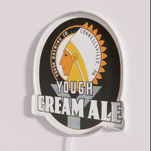 Charger l&#39;image dans la galerie, Vintage Yough Cream Ale Beer Sign with Customizable RGB Neon Lighting