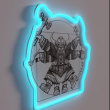 Charger l&#39;image dans la galerie, Vitruvian Man meets tiny proportions in radiant color.