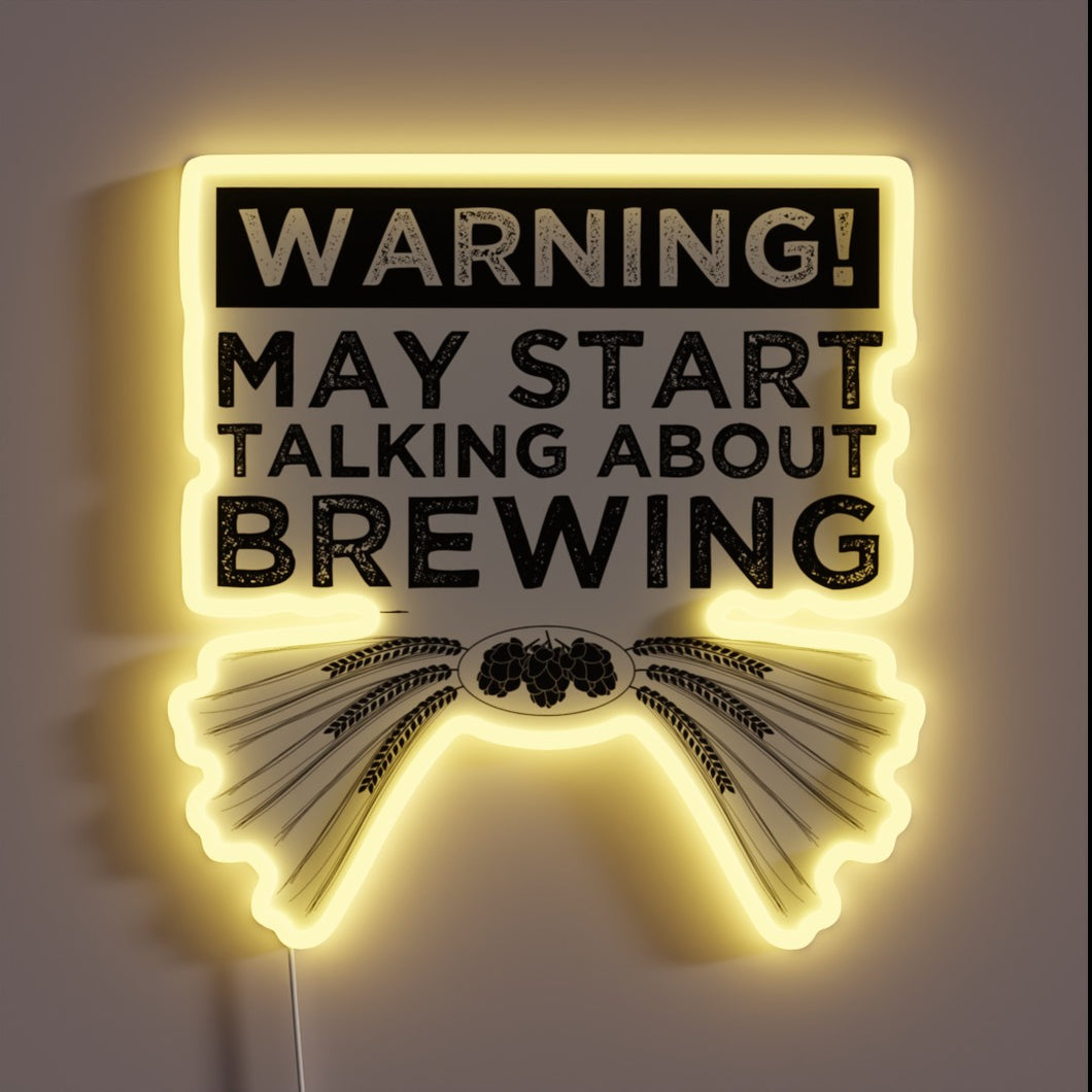 RGB Neon Sign: Brewing Beer Conversations with Every Flicker Brightly