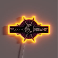 Charger l&#39;image dans la galerie, RGB Neon Sign for Warrior Brewery Fan Room Decorations