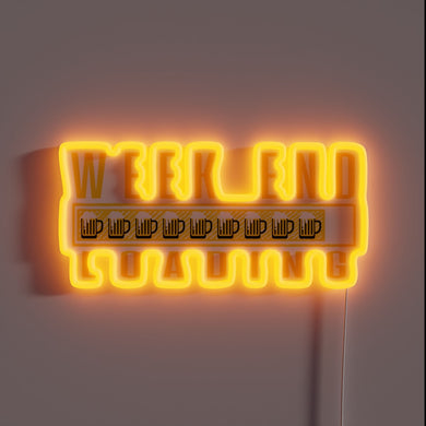 Vibrant weekend hangout essentials neon bar decoration glowing lights.