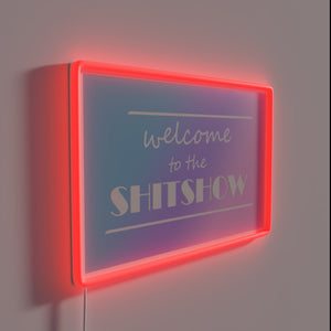 Retro-inspired warning sign that's equal parts warning and decorative statement piece.