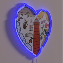 Charger l&#39;image dans la galerie, Love for West Michigan shines bright with vibrant colored accents.