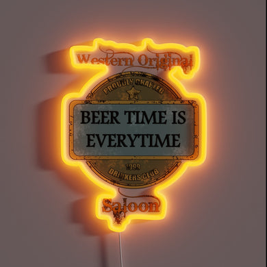 Western-themed original RGB neon sign with classic design style.