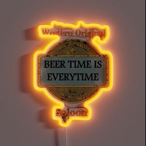 Western-themed original RGB neon sign with classic design style.