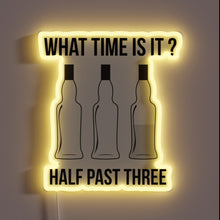 Charger l&#39;image dans la galerie, Time Telling Fun with this Retro-Style Half Past Three Sign