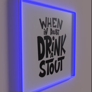 Add some humor to your space with our neon motto.