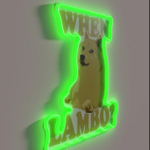 Add a touch of luxury with this Lambo inspired sign.