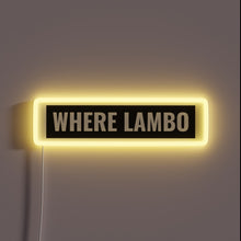 Charger l&#39;image dans la galerie, Eye-catching LED accent lighting with Lamborghini-inspired neon design effect.