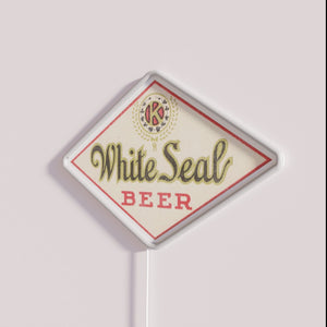 Vintage Neon Sign for Classic Defunct Brewery Branding and Decor