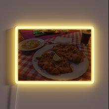 Charger l&#39;image dans la galerie, Gourmet Austrian-Style Pork Cutlet Neon Sign with Vibrant RGB Lighting