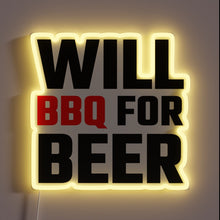 Charger l&#39;image dans la galerie, Vibrant LED neon bar sign for the ultimate BBQ enthusiast.