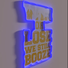 Charger l&#39;image dans la galerie, Add festive ambiance with our vibrant &#39;Win or Lose&#39; game night sign.