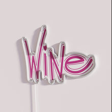 Charger l&#39;image dans la galerie, RGB Neon Wine Connoisseur Decor for Sophisticated Home Bar Enthusiasts