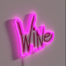 Charger l&#39;image dans la galerie, RGB neon sign for wine enthusiasts and connoisseurs&#39; homes.