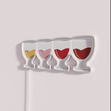 Charger l&#39;image dans la galerie, Customizable Wine Glass RGB Neon Sign with Colorful Lighting Design