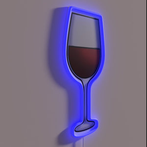 Add a touch of elegance with this wine glass sign.