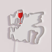 Charger l&#39;image dans la galerie, Wine lover&#39;s decor statement with colorful &#39;Wine Lovers Wine Not&#39; sign