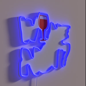 Wine lovers rejoice with this fun and quirky RGB neon