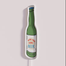 Charger l&#39;image dans la galerie, Retro bar decor, colorful LED wish you were beer sign