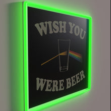 Charger l&#39;image dans la galerie, Whimsical Neon Sign Wishes You Were Here, Craft Beer Lover&#39;s Delight