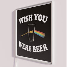 Charger l&#39;image dans la galerie, Vibrant Neon &#39;Wish You Were Here&#39; Sign with Pink Floyd Music Theme